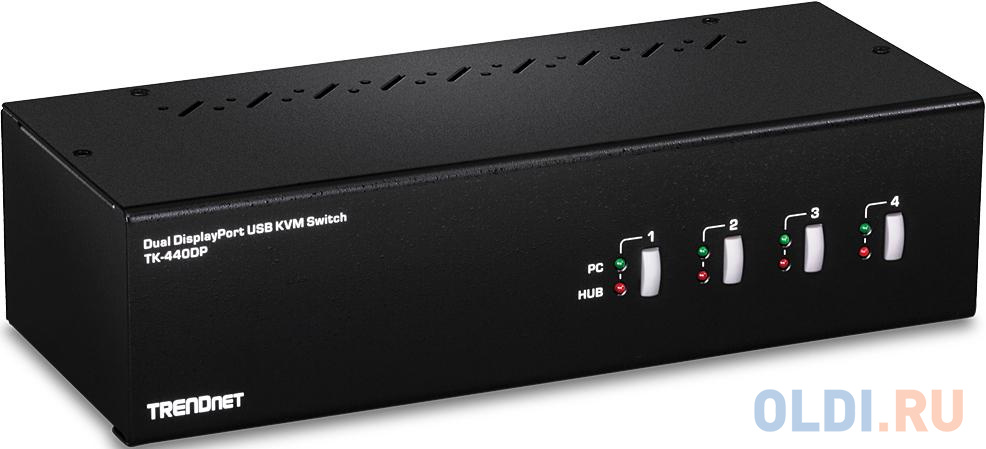 4-Port Dual Monitor Display Port KVM Switch RTL {6} (170214) TK-440DP - фото 2