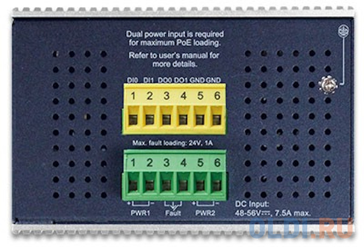 PLANET IGS-6325-8UP2S IP30 DIN-rail Industrial L3 8-Port 10/100/1000T 802.3bt PoE + 2-port 1G/2.5G SFP Full Managed Switch (-40 to 75 C, 8-port 95W Po фото