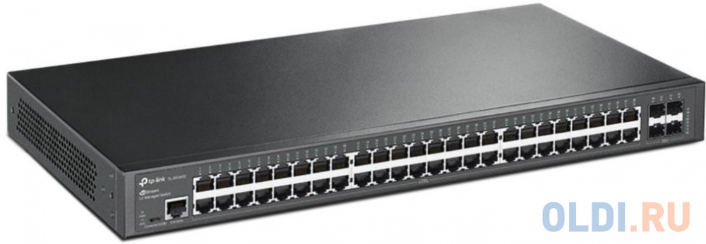 TP-Link JetStream 48-портовый гигабитный управляемый коммутатор PoE+ уровня 2+ с четырьмя слотами SFP+ 10 Гбит/с, бюджет PoE - 500 Вт TL-SG3452XP - фото 2