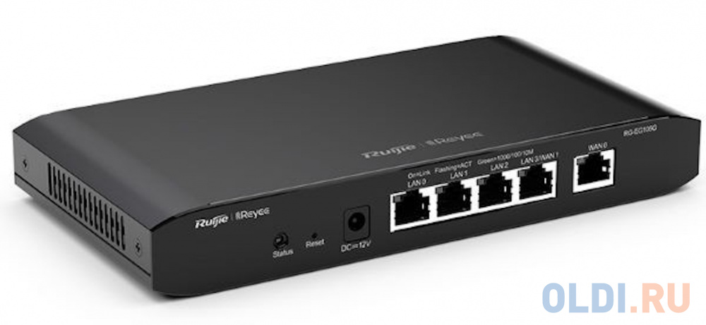 Reyee 5-Port Gigabit Cloud Managed  router, 5 Gigabit Ethernet connection Ports, support up to 2 WANs,  100 concurrent users, 600Mbps RG-EG105G V2 - фото 2