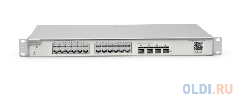 Reyee 24-Port 10G L2 Managed Switch, 24 Gigabit RJ45 Ports, 4  *10G SFP+ Slots,19-inch Rack-mountable Steel Case RG-NBS3200-24GT4XS - фото 4