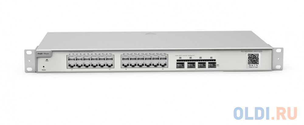 Reyee 24-Port 10G L2+ Managed Switch, 24 Gigabit RJ45 Ports, 4 *10G SFP+ Slots,19-inch Rack-mountable Steel Case, Static Routing RG-NBS5200-24GT4XS - фото 4