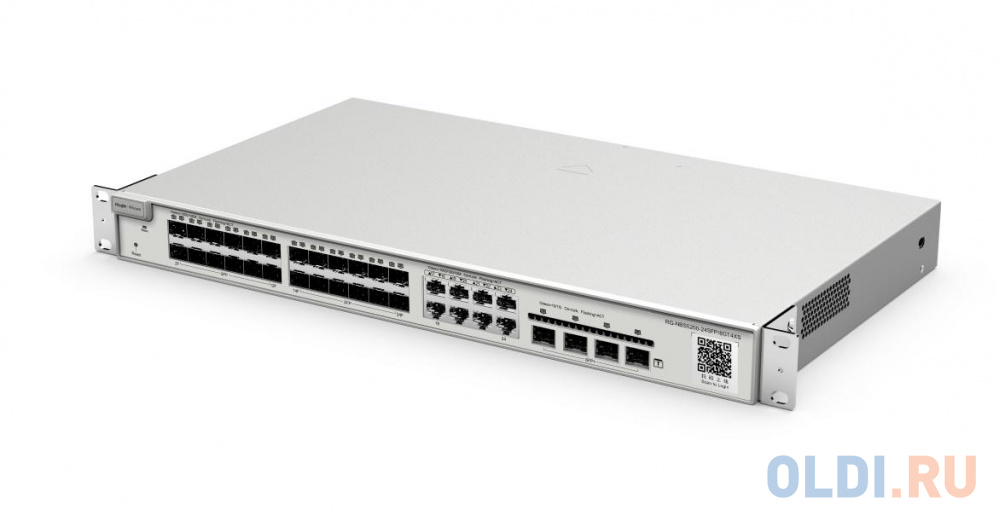 Reyee 24-Port SFP L2+ Managed Switch, 24 SFP Slots, 8 Gigabit RJ45 Combo Ports,4 *10G SFP+ Slots,19-inch Rack-mountable Steel Case, Static Routing RG-NBS5200-24SFP/8GT4XS - фото 3