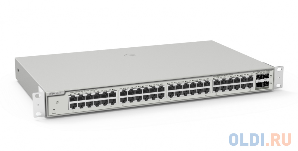 Reyee 48-Port 10G L2+ Managed Switch, 48 Gigabit RJ45 Ports, 4 *10G SFP+ Slots,19-inch Rack-mountable Steel Case, Static Routing Reyee 48-Port 10G L2+ Managed Switch, 48 Gigabit RJ45 Ports, 4 *10G SFP+ Slots,19-inch Rack-mountable Steel Case, Static Routing фото