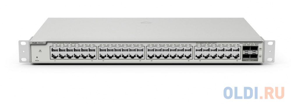 Reyee 48-Port Gigabit L2+ Managed Switch,48 Gigabit RJ45 Ports,4 SFP Ports,19-inch Rack-mountable Steel Case, Static Routing RG-NBS5100-48GT4SFP - фото 4