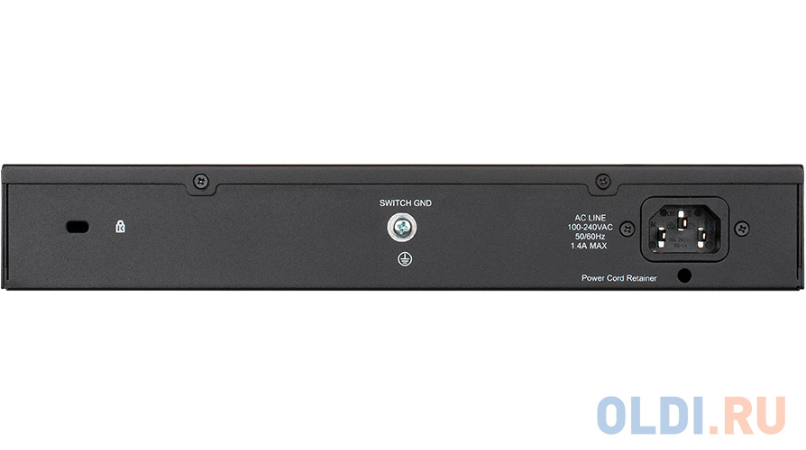 D-Link DGS-1100-24PV2/A3A, L2 Smart Switch with 24 10/100/1000Base-T ports (12 PoE ports 802.3af/802.3at (30 W), PoE Budget 100 W). 8K Mac address, 80 DGS-1100-24PV2/A3A - фото 3