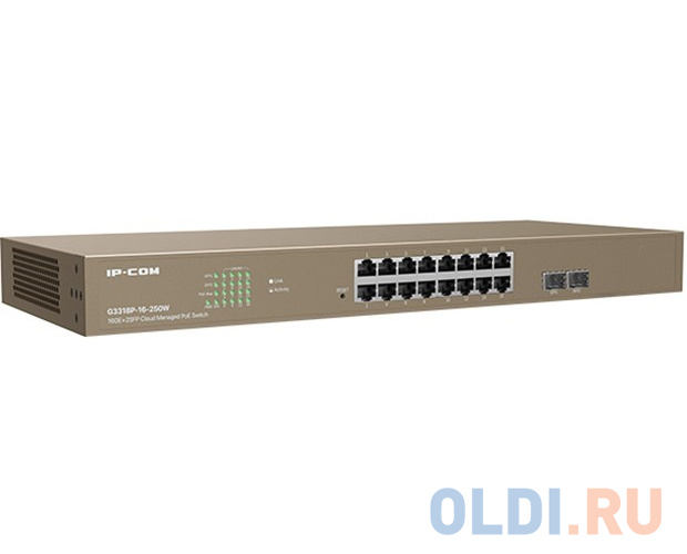 IP-COM G3326P-24-410W Коммутатор управляемый, настенный, настольный, 1000 Мбит/сек, 24 port, SFPx - фото 2