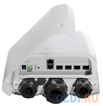 

Mikrotik CRS305-1G-4S+OUT Коммутатор FiberBox Plus, 1*1Gbit RJ45, 4*SFP+, outdoor case