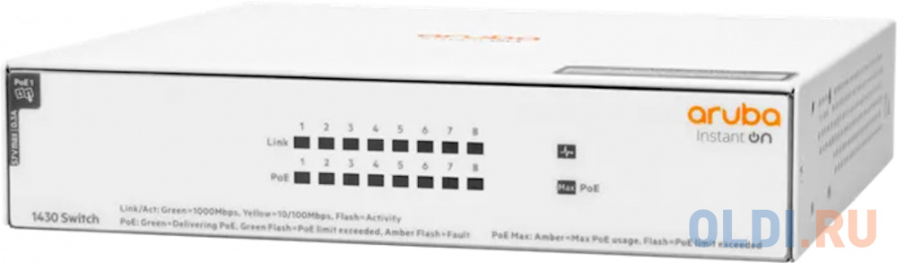 Aruba Instant On 1430 8G Class4 PoE 64W Switch 
 Switch