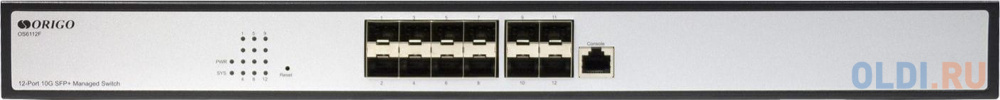 Managed L3 Switch 12x10GBase-X SFP+, RJ45 Console