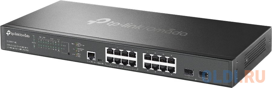 Коммутатор TP-Link SG3218XP-M2 (L2+) 16x2.5Гбит/с 2xКомбо(10GBase-T/SFP+) 2SFP+ 8PoE+ 240W управляемый