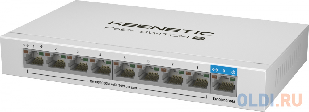 Коммутатор Keenetic KN-4710 (L2) 9x1Гбит/с 8PoE+ 120W неуправляемый - фото 1