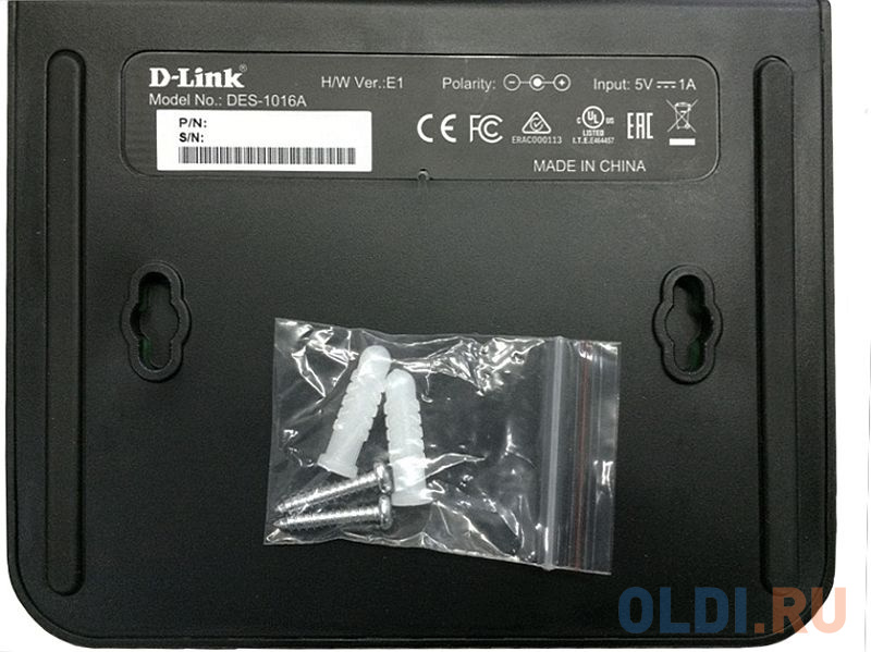 Коммутатор D-Link DES-1016A/E2A 16x100Mb неуправляемый DES-1016A/E2A - фото 2