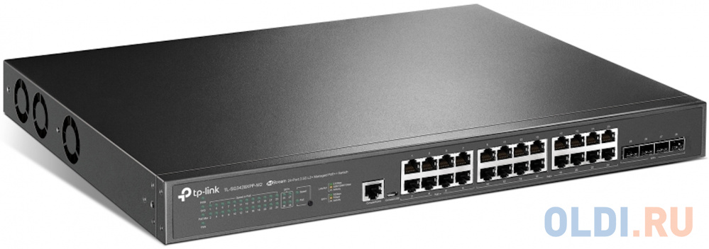 TP-Link TL-SG3428XPP-M2, Управляемый коммутатор JetStream уровня 2+ с 24 портами 2,5 Гбит/с (8 портов PoE++, 16 портов PoE+) и 4 портами SFP+ 10 Гбит/ - фото 2