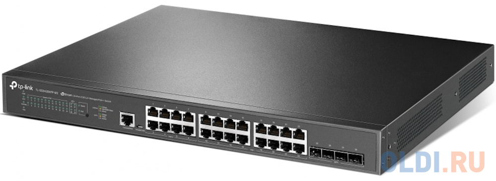TP-Link TL-SG3428XPP-M2, Управляемый коммутатор JetStream уровня 2+ с 24 портами 2,5 Гбит/с (8 портов PoE++, 16 портов PoE+) и 4 портами SFP+ 10 Гбит/ - фото 3