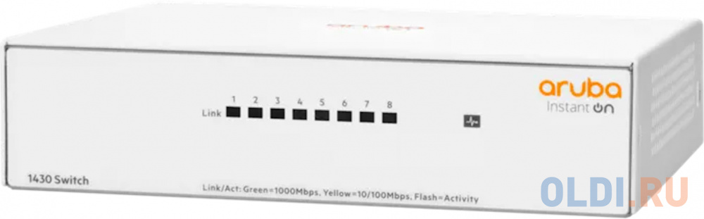 Aruba Instant on 1430 8G unmanaged fanless Switch R8R45A - фото 2