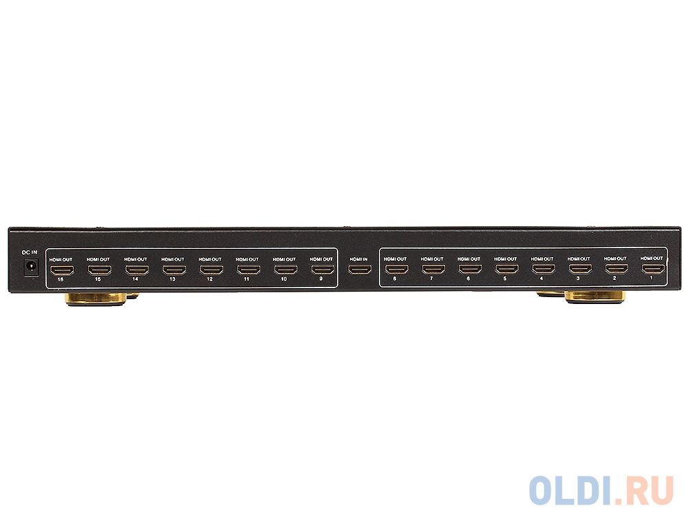 Разветвитель HDMI Splitter 1 to 16  VCOM <DD4116 3D Full-HD 1.4v, каскадируемый - фото 2
