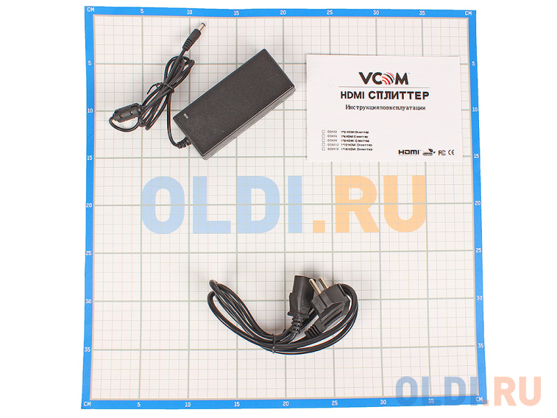 Разветвитель HDMI Splitter 1 to 16  VCOM &lt;DD4116 3D Full-HD 1.4v, каскадируемый от OLDI