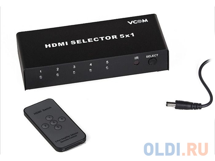 Переключатель HDMI 1.4V  5=1 VCOM <DD435 - фото 5