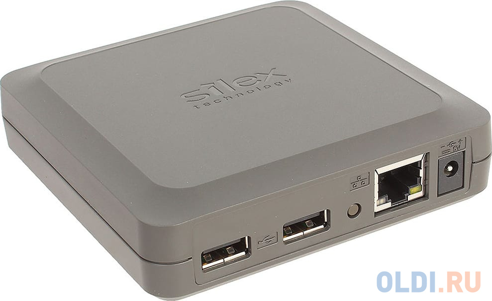 Сервер USB-устройств SILEX  DS-510 ( E1293) Порты: 2 x USB 2.0 HiSpeed•Сеть: 10/100/1000 Mbit/s Gigabit Ethernet, RJ45 Silex Virtual USB Port