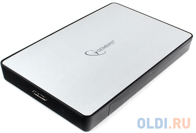 

Внешний корпус 2.5" Gembird EE2-U3S-31P, серебро, USB 3.0, SATA, пластик/металл