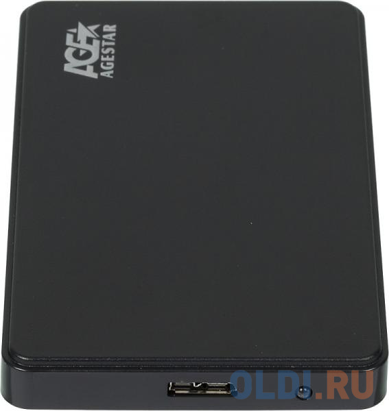 Внешний корпус для HDD AgeStar 3UB2P2 SATA III пластик черный 2.5
