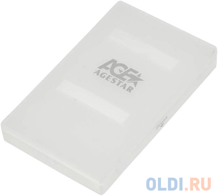 Внешний контейнер для HDD 2.5" SATA AgeStar SUBCP1 USB2.0 белый