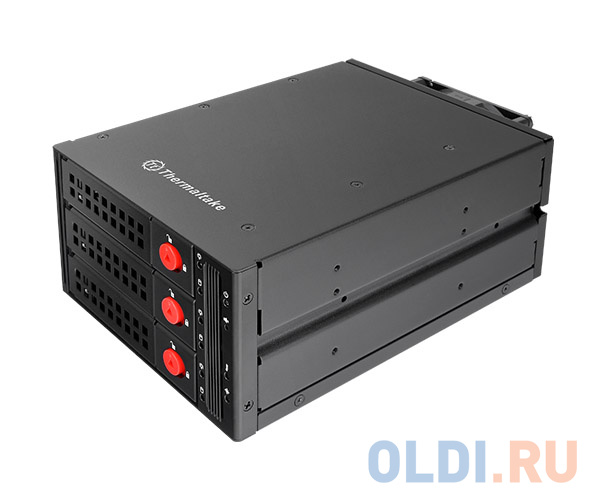 

Внешний контейнер для HDD 3.5" SATA Thermaltake Max 3503 ST-006-M31STZ-A1 SATA I/II/III/SAS металл черный