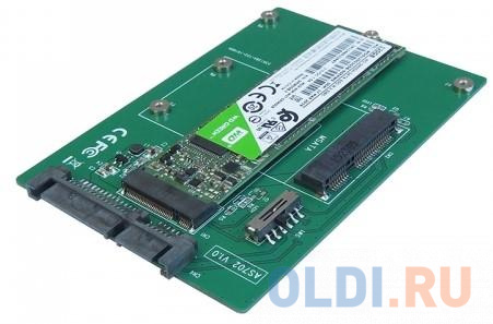 Сменный бокс для HDD/SSD AgeStar SMNF2S SATA металл серебристый 2.5" фото