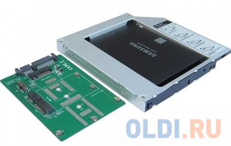 Сменный бокс для HDD/SSD AgeStar SMNF2S SATA металл серебристый 2.5" фото