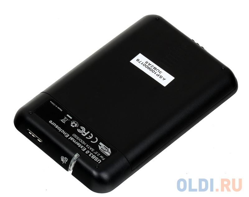 Мобил рек AgeStar 3UB2A8 (Silver) USB 3.0 to 2,5"hdd SATA алюминий SUB3A8 - фото 2