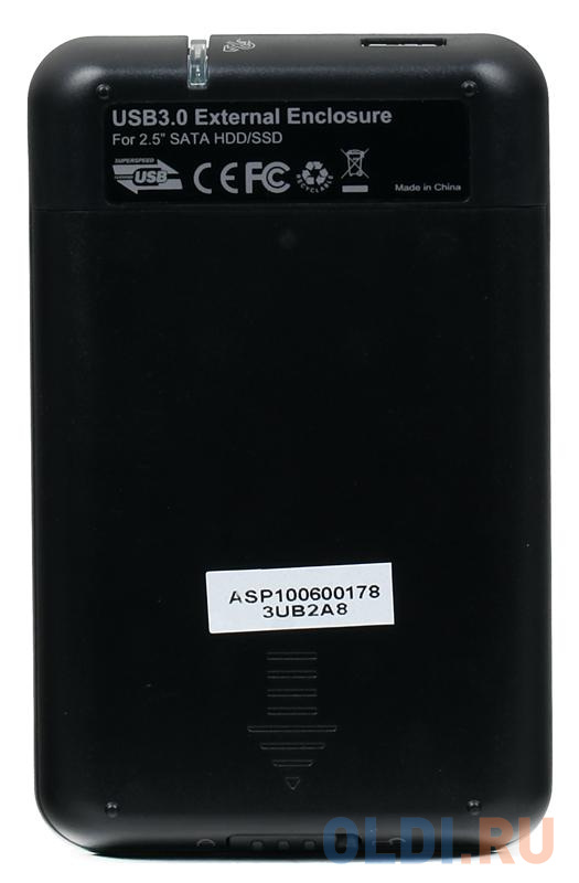 Мобил рек AgeStar 3UB2A8 (Silver) USB 3.0 to 2,5"hdd SATA алюминий SUB3A8 - фото 4