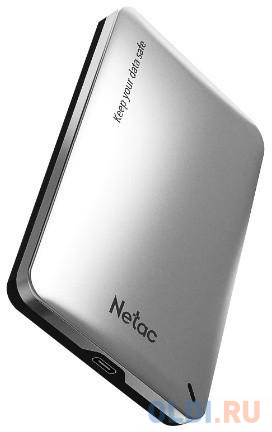 Внешний корпус NETAC WH12 <NT07WH12-30AC> для HDD/SSD 2.5" SATA -> USB3.0 серебристый - фото 2