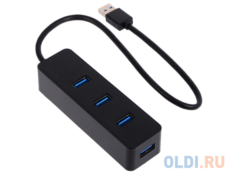 

Концентратор USB Orico W5PH4-U3 (черный) USB 3.0 x 4