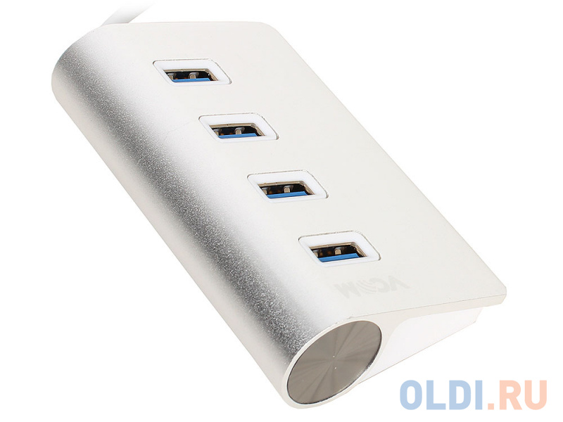 

Концентратор (Хаб) USB 3.1 Type-Cm -- 4 port USB3.0 HUB 5Gbps, металлический корпус, VCOM <DH316