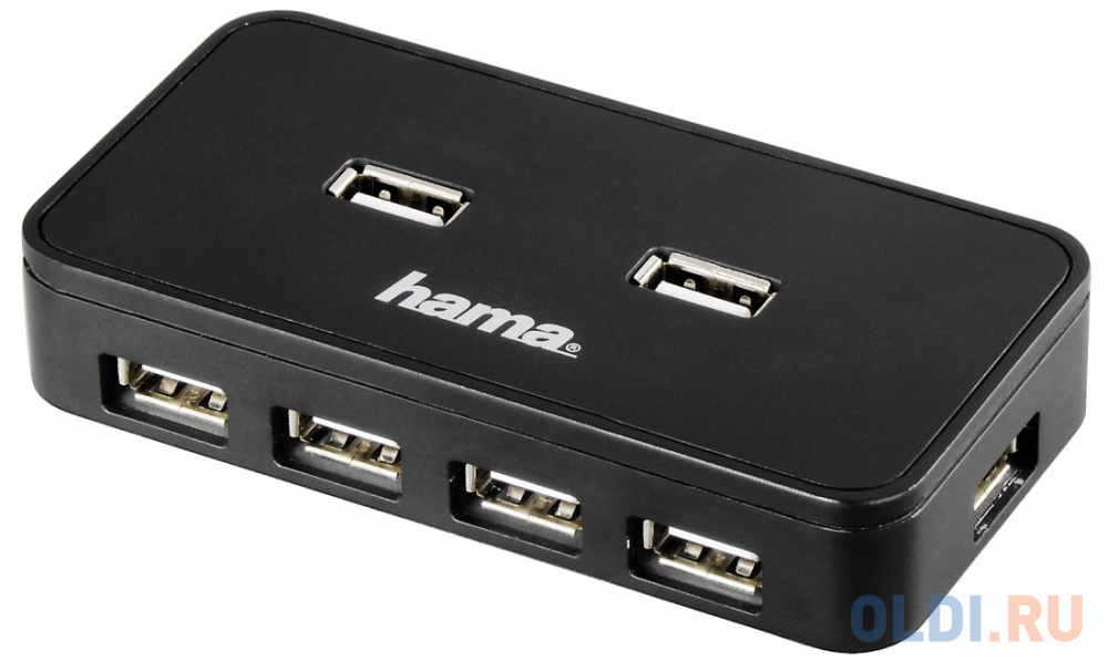 

Концентратор USB 2.0 HAMA H-39859 7 x USB 2.0 черный