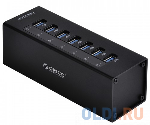 

Концентратор USB 3.0 Orico A3H7-BK 7 x USB 3.0 черный