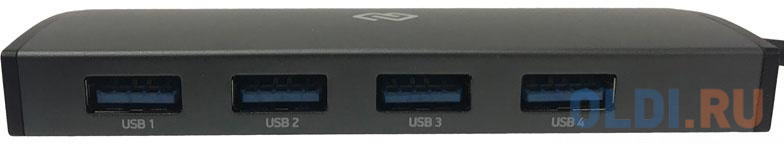 Разветвитель USB Type-C Digma HUB-4U3.0-UC-G 4 х USB 3.0 серый планшет digma optima 1444e 4g 10 1 1920x1200 ips cam 5 2 unisoc tiger t606 1 6ггц 8 6 128 гб a12 6000мач серый ts1291pl