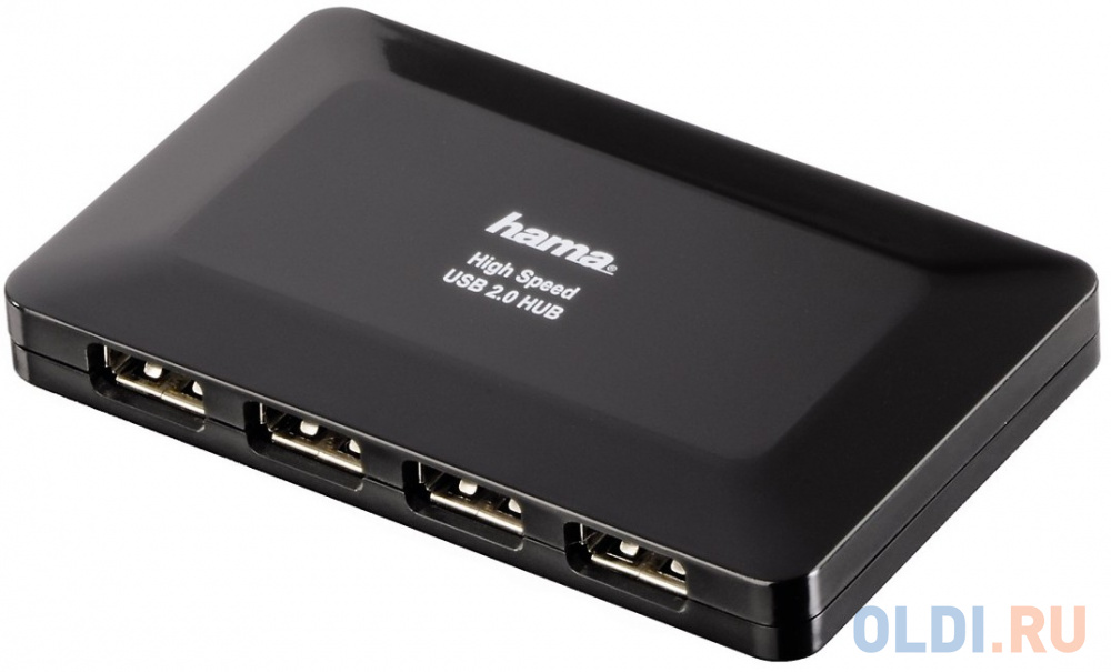 

Концентратор USB 2.0 HAMA H-78472 4 x USB 2.0 черный