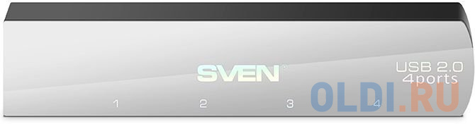 Концентратор USB 2.0 Sven HB-891 4 x USB 2.0 черный серебристый от OLDI