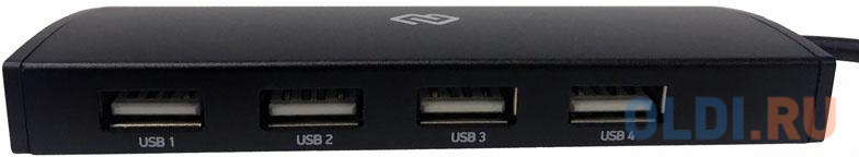 Разветвитель USB Type-C Digma HUB-4U2.0-UC-B 4 x USB 2.0 черный