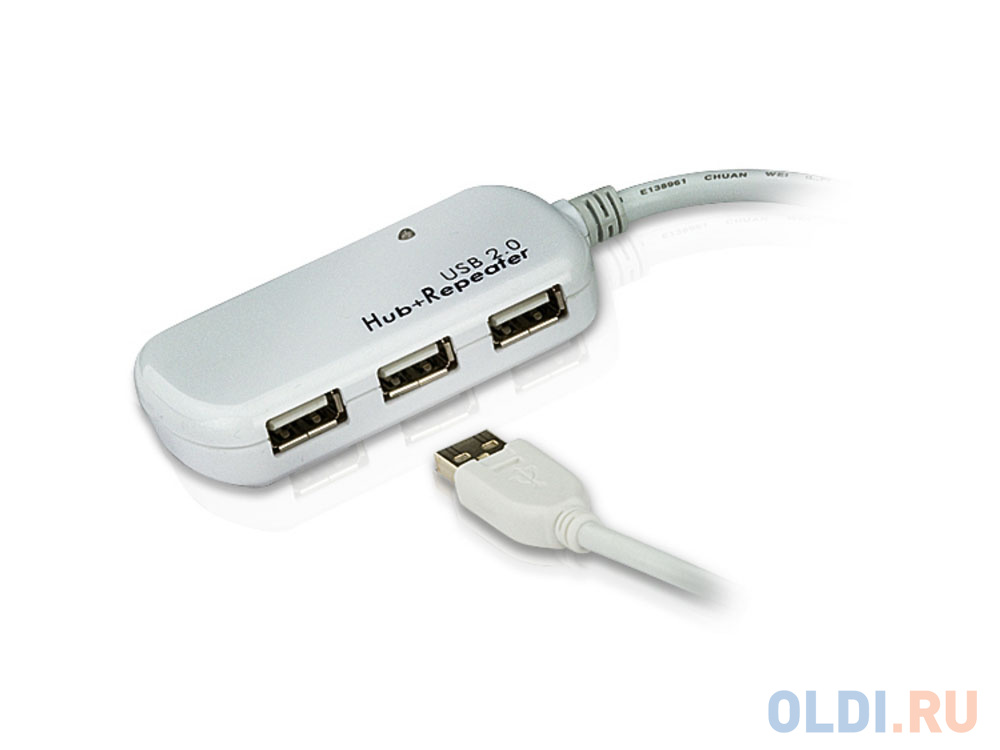 Концентратор USB ATEN UE2120H 4порта USB2.0 черный