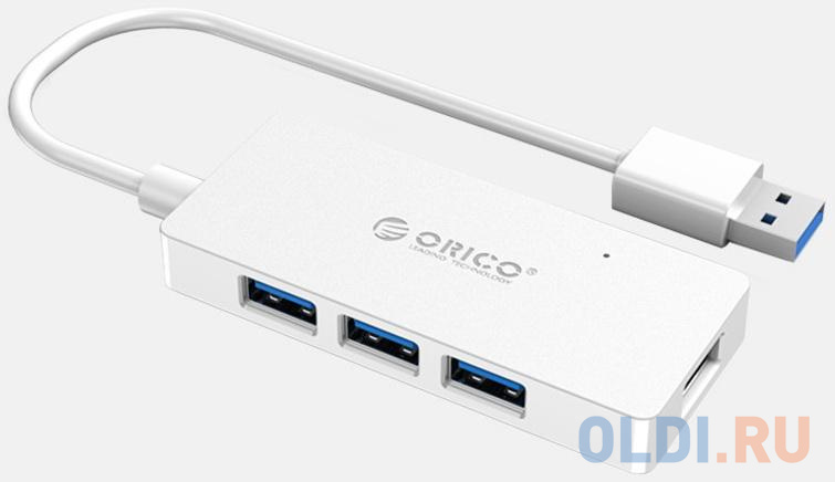 USB-концентратор Orico HS4U-U3 (белый)