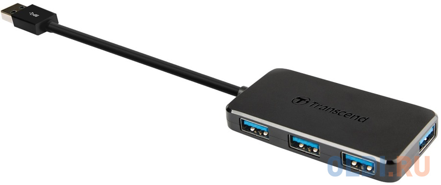 OTG USB Type-C концентратор Transcend HUB2C (4 x USB Type-A 3.1 Gen 1) концентратор usb 3 0 2 0 ginzzu gr 314ub 4 порта 1xusb3 0 3xusb2 0