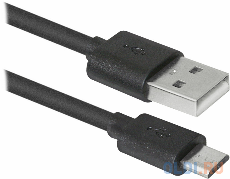 

Кабель питания USB 2.0 Defender USB08-03BH USB 2.0 microUSB черный