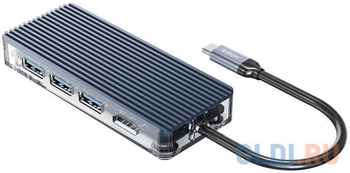 

Концентратор USB Type-C Orico WB-6TS 3 х USB 3.0 HDMI SD USB Type-C серый