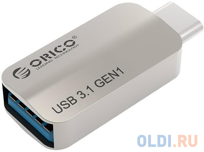 

Концентратор USB Type-C Orico CTA2 USB Type-C USB 3.1 серебристый