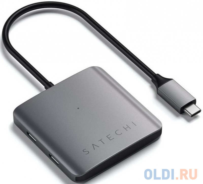 

Концентратор USB Type-C Satechi ST-UC4PHM 4 х USB Type-C серый
