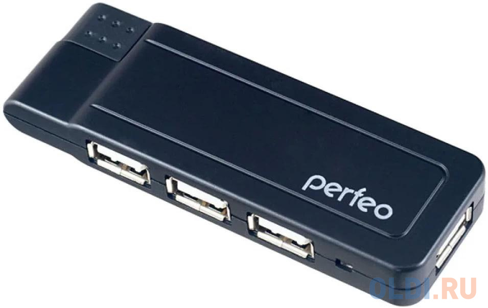 

Концентратор USB 2.0 Perfeo PF-VI-H021 4 x USB 2.0 черный