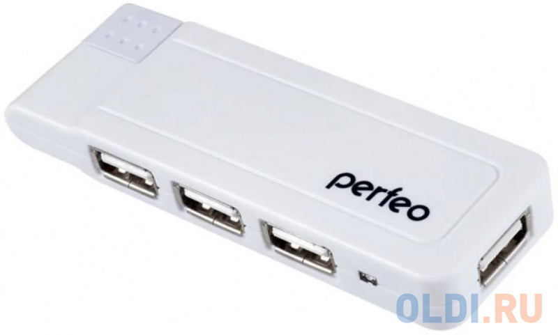 

Концентратор USB 2.0 Perfeo PF-VI-H021 4 x USB 2.0 белый